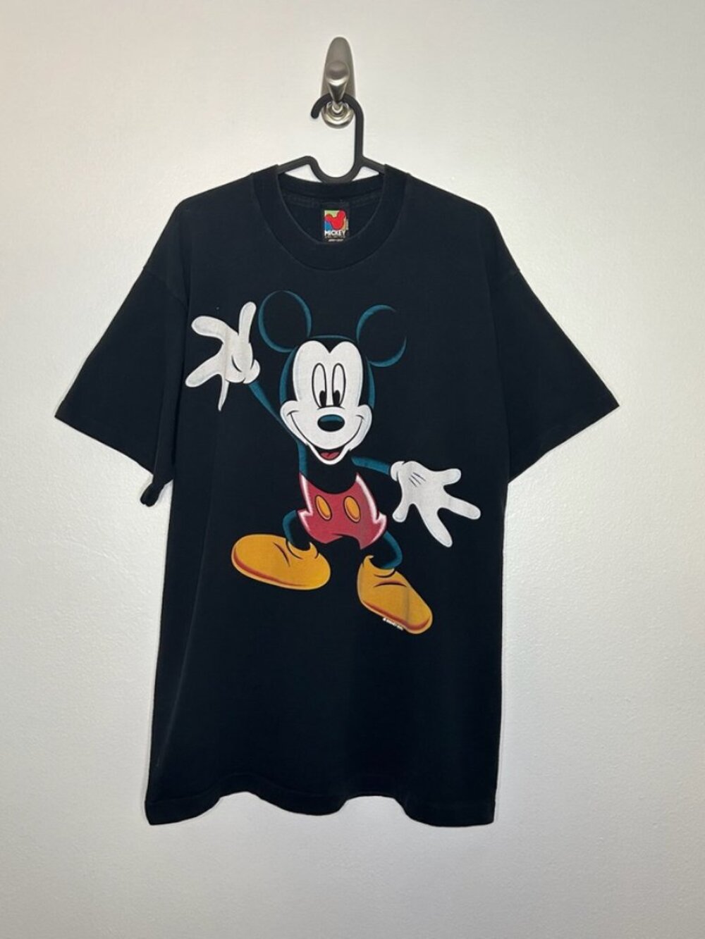 Vintage 90s Disney Mickey Unlimited Jerry Leigh Graphic T-Shirt - Black Size L
